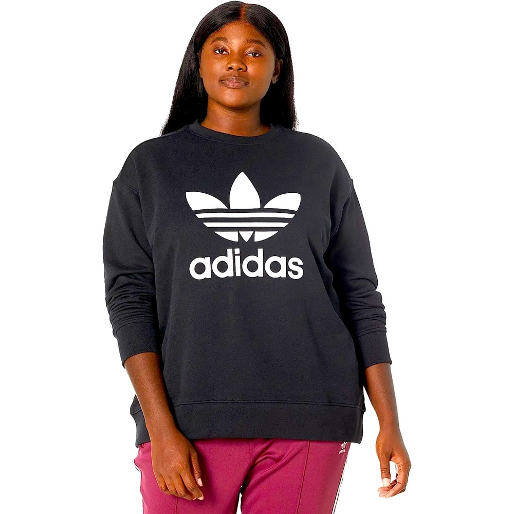 NEW! Adidas Originals Plus Size Trefoil Crew Sweatshirt 2X